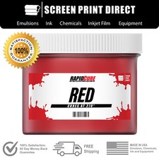 Red - Low Temperature Cure Plastisol Ink For Screen Printing - Pint - 16 oz picture