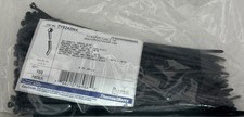 Bag of 100 Thomas & Betts TY5242MX Ty-Rap Cable Tie Black picture