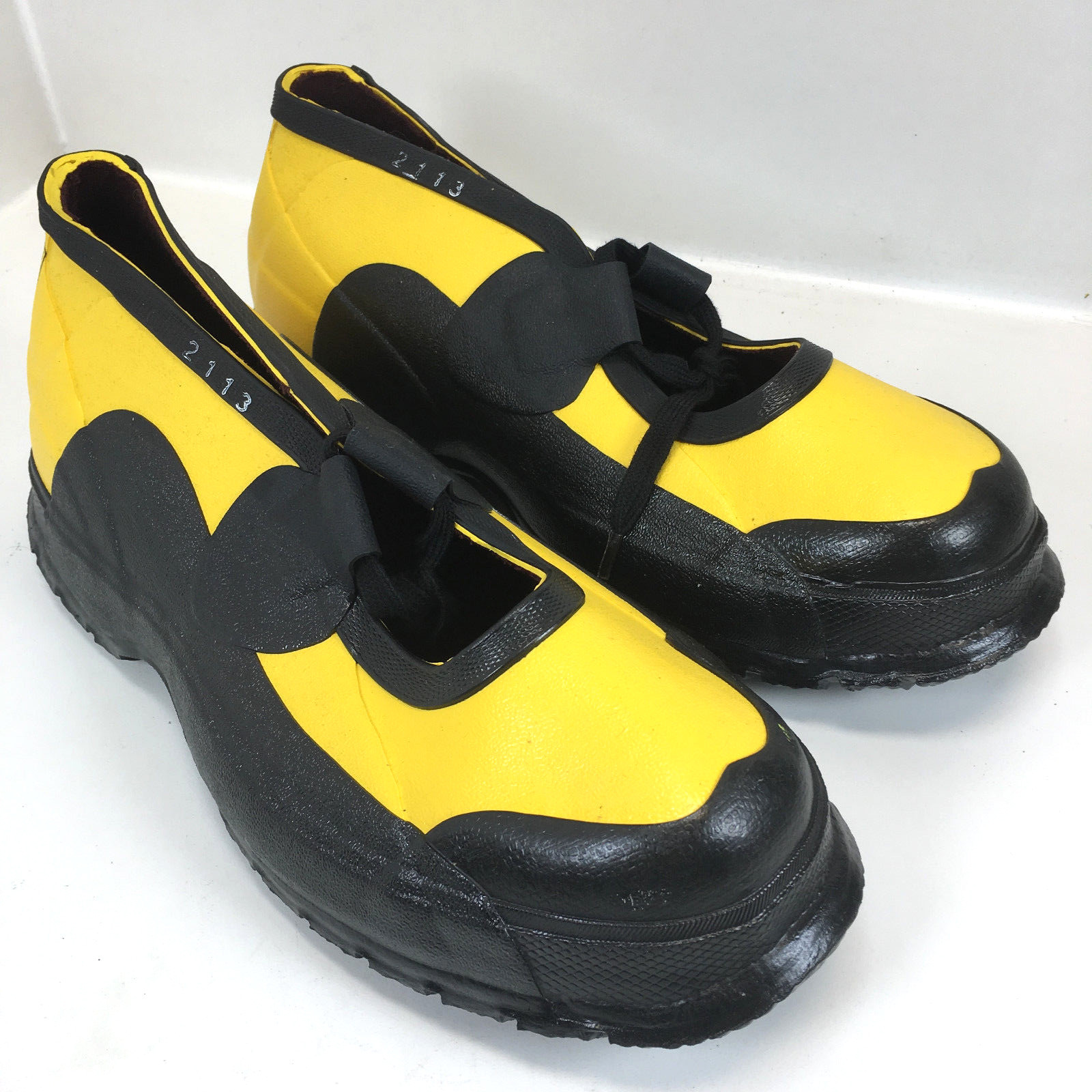 Servus Super Dielectric Rubber Shoes Electric Lineman Slip-On Overshoe Size 8