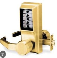 Simplex /Unican Brass 1000 L102  Mechanical Pushbutton Lock. New Open Box  picture