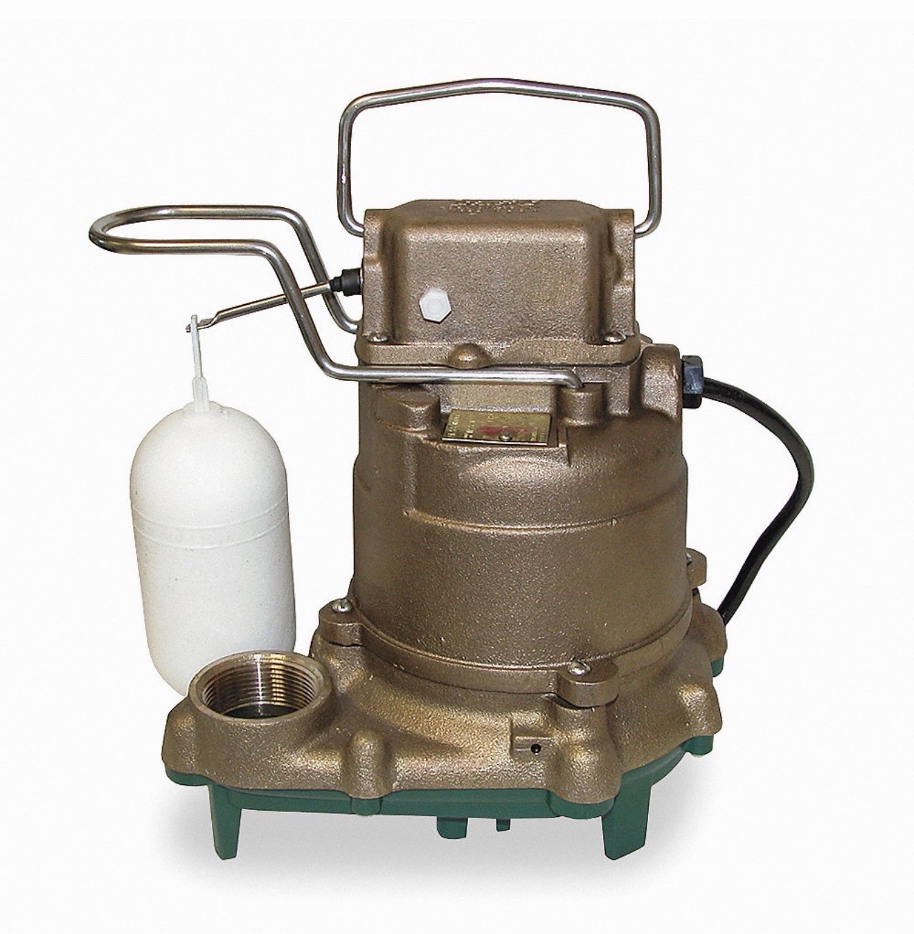 Zoeller Submersible Sump Pump 2P548, Model 55, 3/10 Hp, Vertical Float, 115V AC