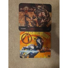 Diablo III and Borderlands Themed Mousepads - Orange/Brown Set picture