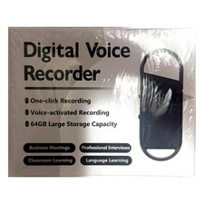 64GB Keychain Digital Voice Recorder Voice Activated One-Click Recording NEW picture