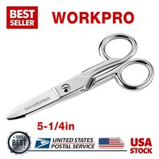 Electrician Scissors for Cutting & Stripping Wires Electrical Repair Tool 5.25