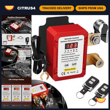 Heavy Duty 300A Battery Disconnect Switch 12V-24V Remote Control LED Display, An picture