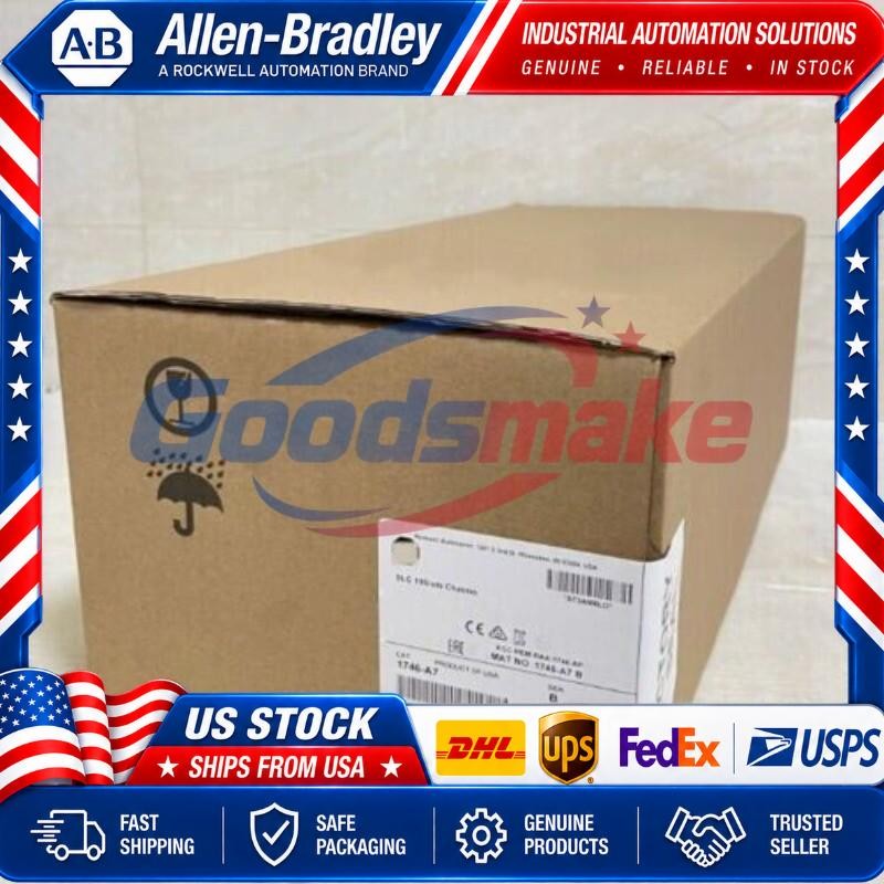 1PC Allen Bradley 1746-A7 Factory Sealed SLC 7 Slots Chassis 1746A7 Module US