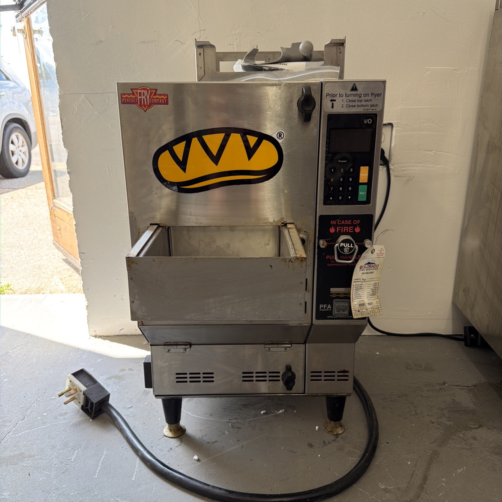 Perfect Fry Company PFA570 Automated Ventless Deep Fryer - Tested And Working