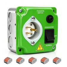 20 Amp 120V Manual Generator Transfer Switch, Compatible with EZ Generator picture