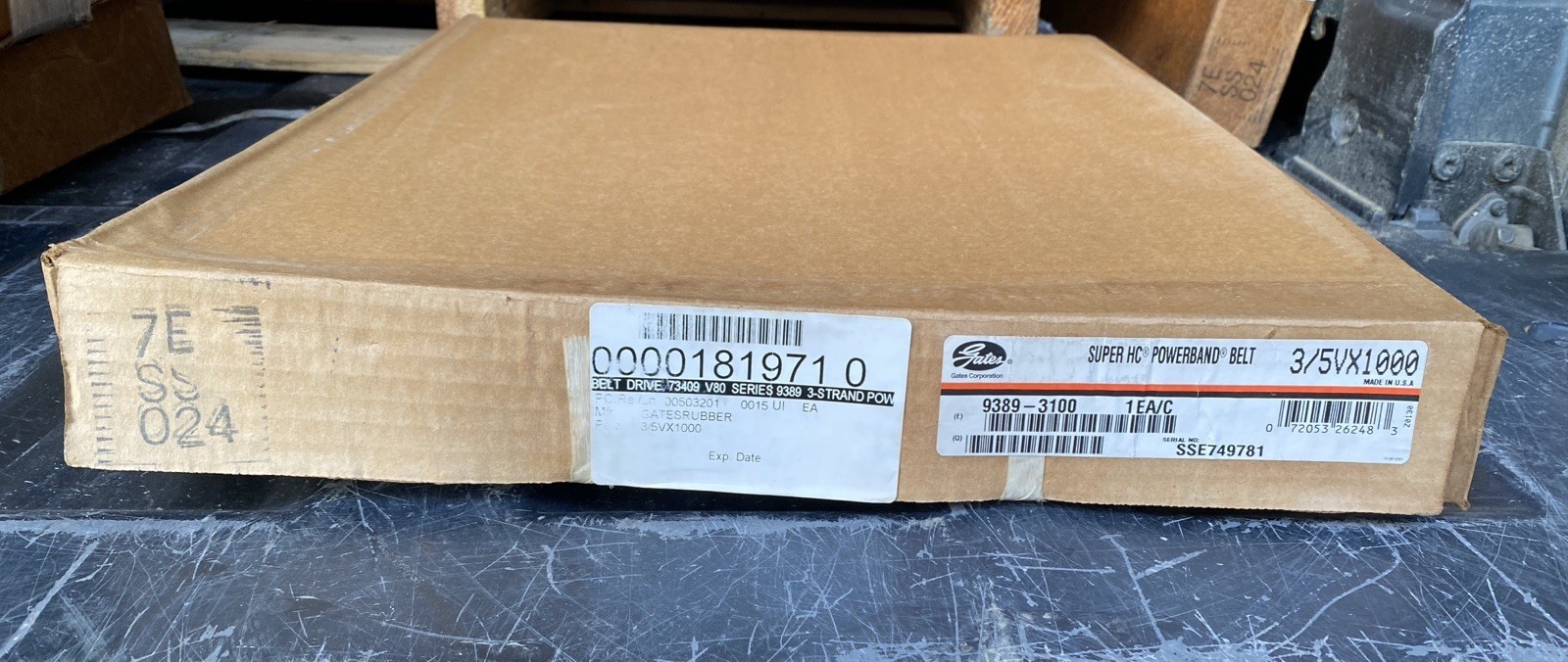 New Gates 3/5VX1000 Super HC PowerBand Belt 9389-3100