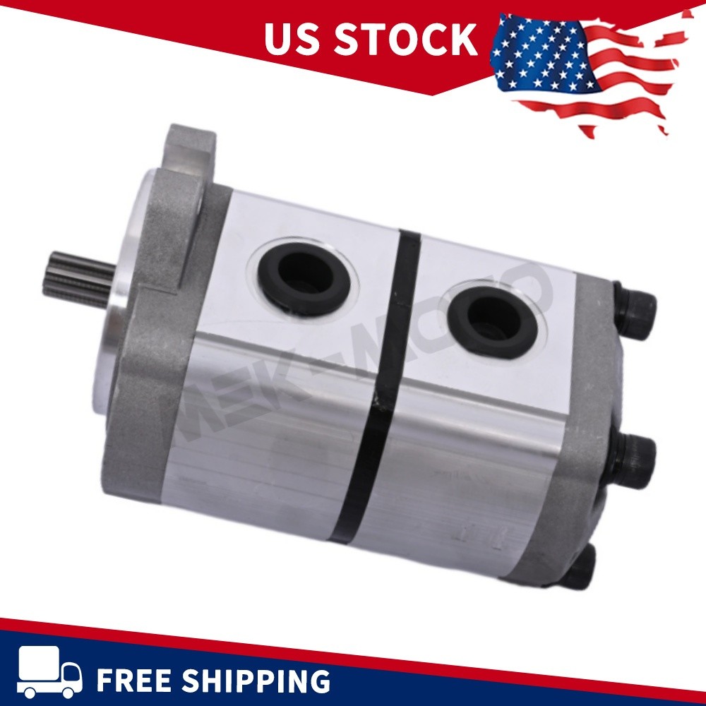 PGP51063G3LP Hydraulic Pump 2-Section Gear Pump for AGT-H15R Excavators 1 Inlet