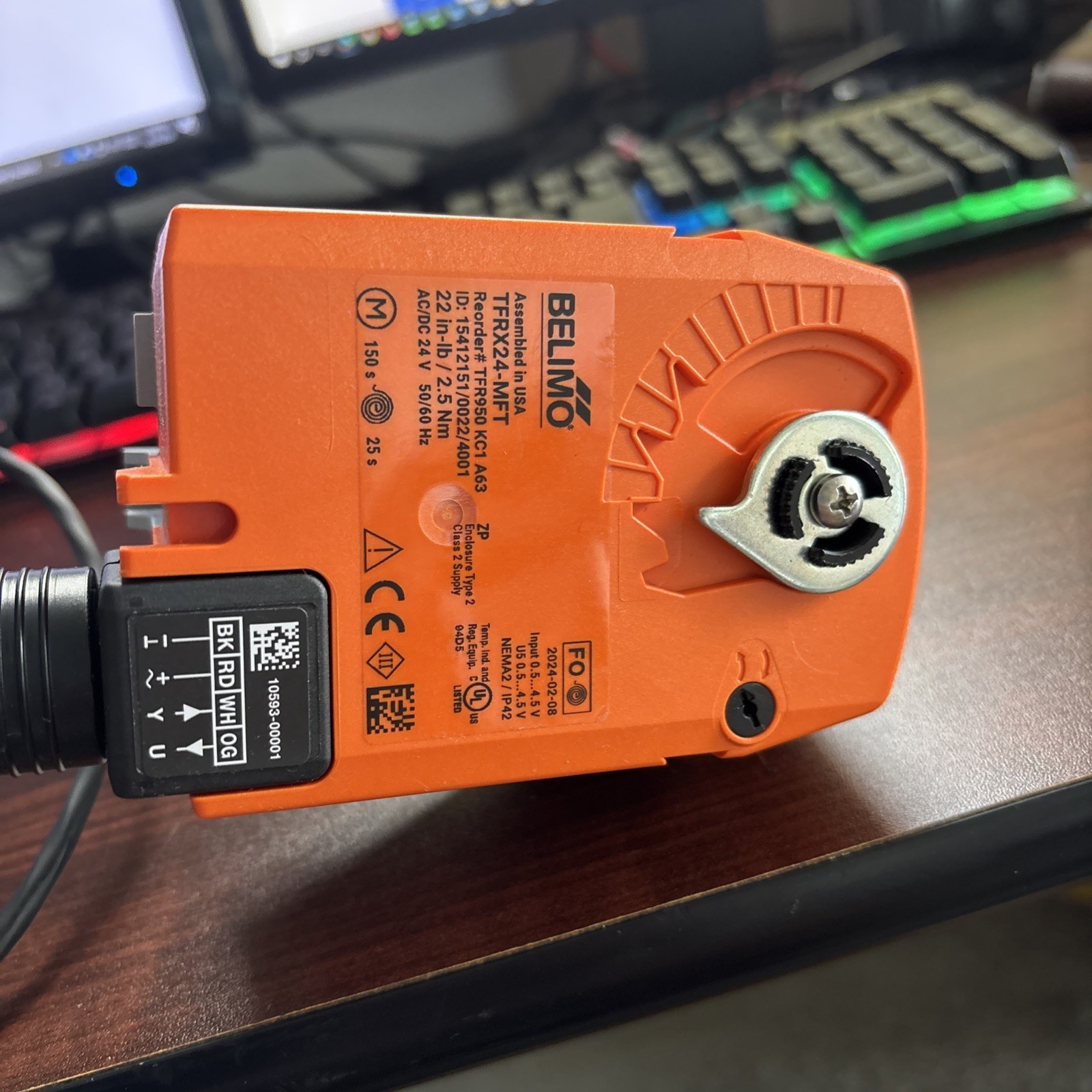 Belimo TFRX24-MFT Configurable Valve Actuator, Spring Return, AC/DC 24V, 2...10V Belimo TFRX24-MFT Configurable Valve Actuator, Spring Return, AC/DC 24V, 2...10V