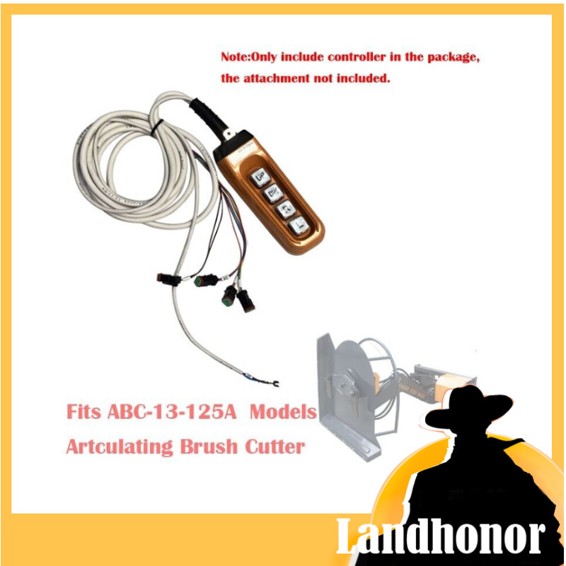 4-Way Priority Valve Controller Articulating Brush Cutter Use 4-Button Pendant