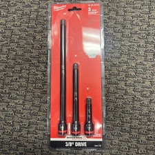 Milwaukee Tool 49-66-6714 3 Pc. Shockwave Impact Duty 3/8 In. Drive Extension picture