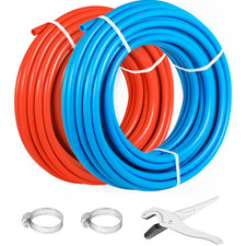 Uimoso 1/2 Inch PEX Tubing - 2 Rolls, 100 Feet Each for Plumbing Applications picture