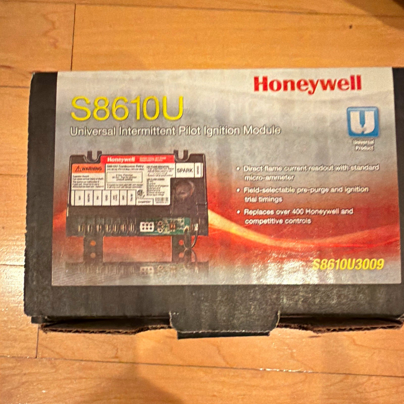 Honeywell S8610U S8610U3009 Intermittent Pilot Ignition Module 24V 0.7A