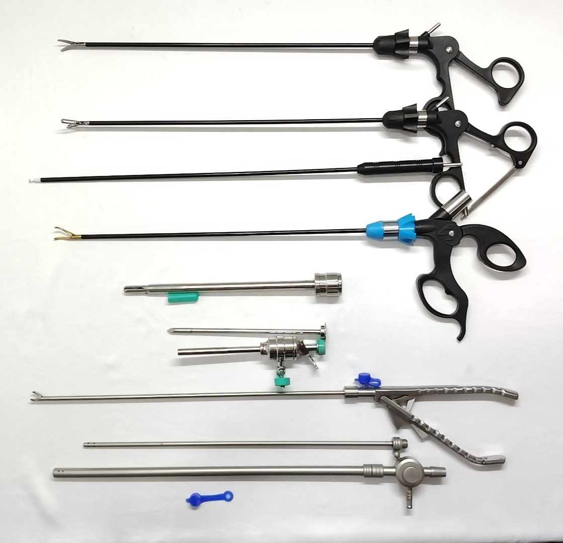 8pc - Laparoscopic Surgery Set SS Premium Quality Reusable Instruments 8pc - Laparoscopic Surgery Set SS Premium Quality Reusable Instruments