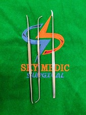 FESS INSTRUMENTS SET OF 3 PCS SINUS SURGERY ENT INSTRUMENT PROBE KNIFE ELEVATOR picture