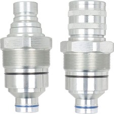 kimllier 7246802 7246799 1/2 Hydraulic Male & Female Flat Face Quick Connect ... picture