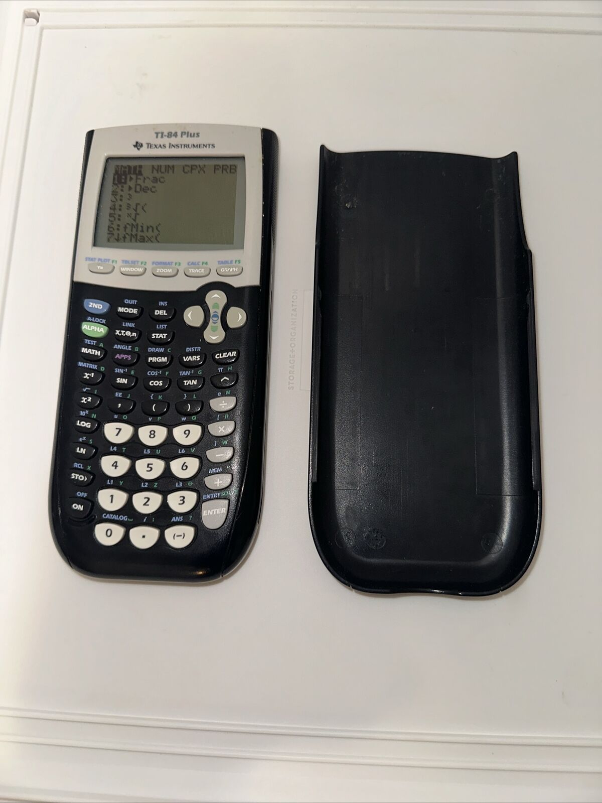 Texas Instruments TI-84 Plus Graphing Calculator with Cover  - TESTED
