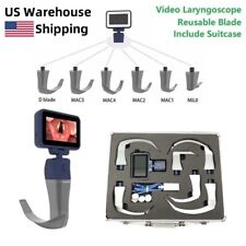 Digital Video Laryngoscope Reusable Sterilizable Blades US Local Shipping picture