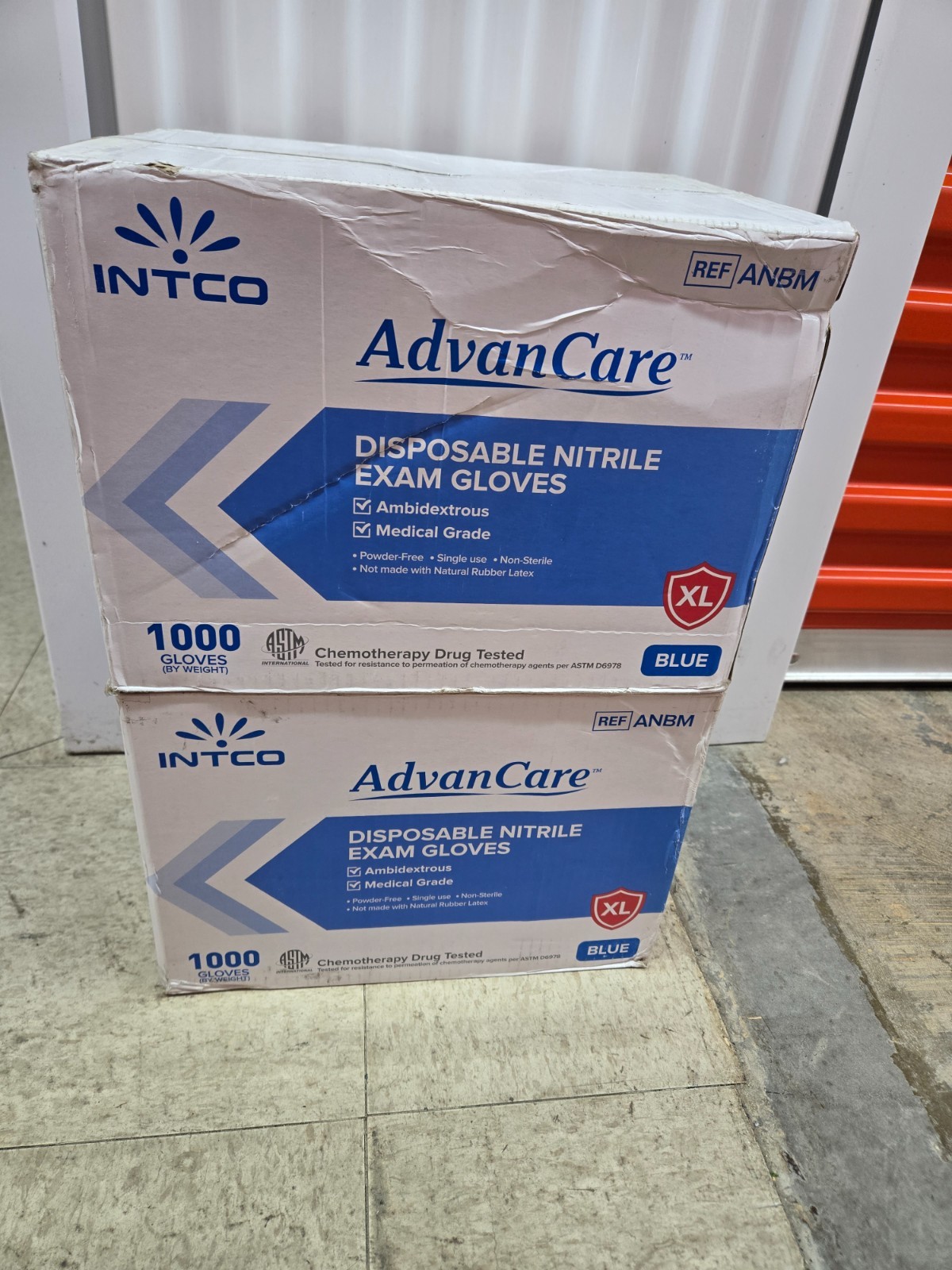 Intco Advan Care Nitrile Gloves, 2000 PCS, Powder Free, Extra Large, ANBM10017