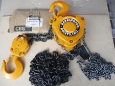 New Harrington CB050-SC-10 10,000 lb 10 Ft. Lift Slip Clutch Manual Chain Hoist picture