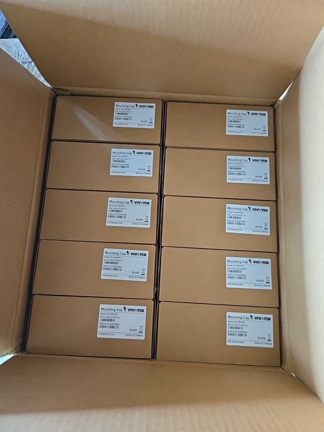 VIVOTEK AM-520 MOUNTING CAP  H 10 Pack Bulk Lot 900020104G New