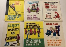 Vintage 1981 Bureau of Business Practice Safety Poster Lot of 78 Industrial picture