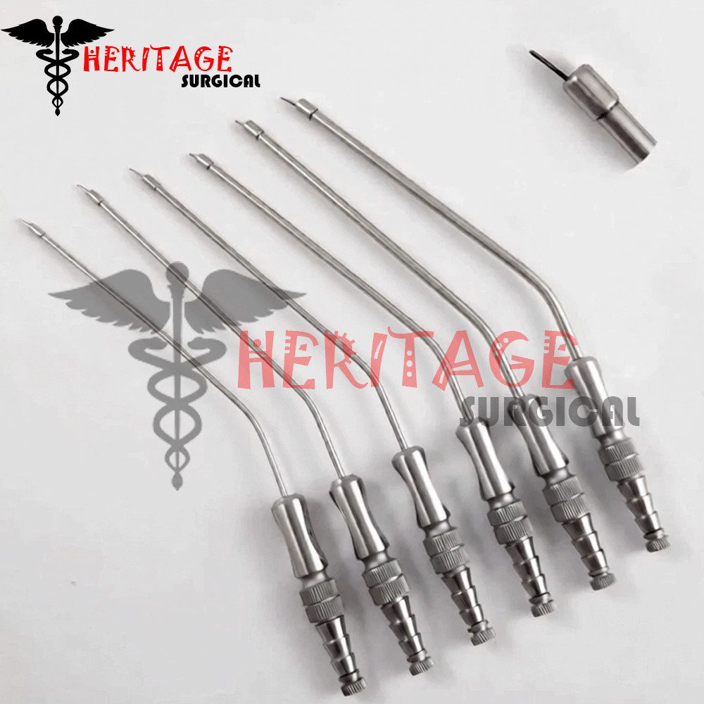 6 PCs Set Frazier Suction Tubes With Ball Tip 6 To 12 Fr Surgical Instruments