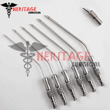 6 PCs Set Frazier Suction Tubes With Ball Tip 6 To 12 Fr Surgical Instruments picture