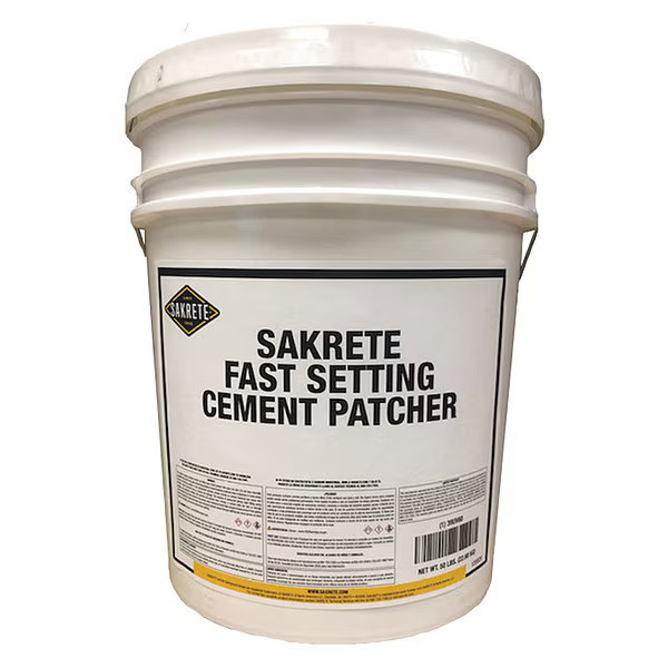Sakrete Concrete Repair Compound, Pail, Gray, Fast Setting 120029 Sakrete 120029