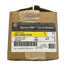 GE SELA36AT0100 Spectra RMS 100A 3-Pole 600V Current Limiting Circuit Breaker picture