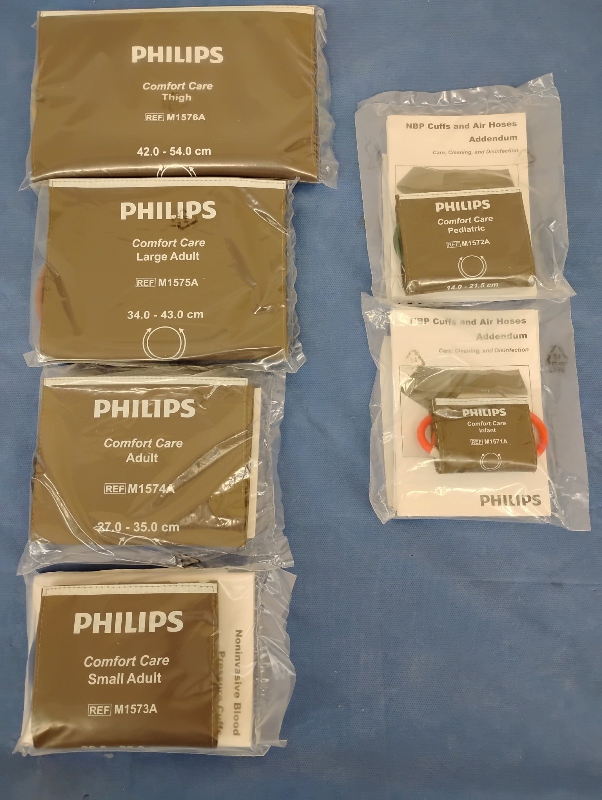 2025 Philips Comfort Care Set of 6 Sizes – New