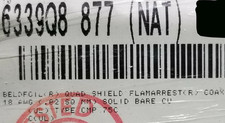 Belden 6339Q8 RG-6Q Quad Shield Premium Coaxial Video Cable Plenum White /50ft picture
