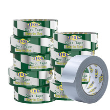 EFOK 10 Pack Duct Tape Heavy Duty Waterproof Silver Bulk 1.88 Inch X 90 Ft picture