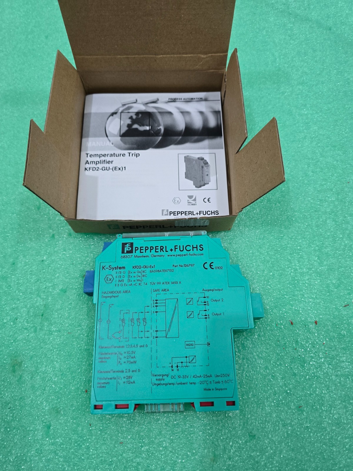 Pepperl+Fuchs KFD2-GU-EX1 Temperature Trip Amplifier 126797