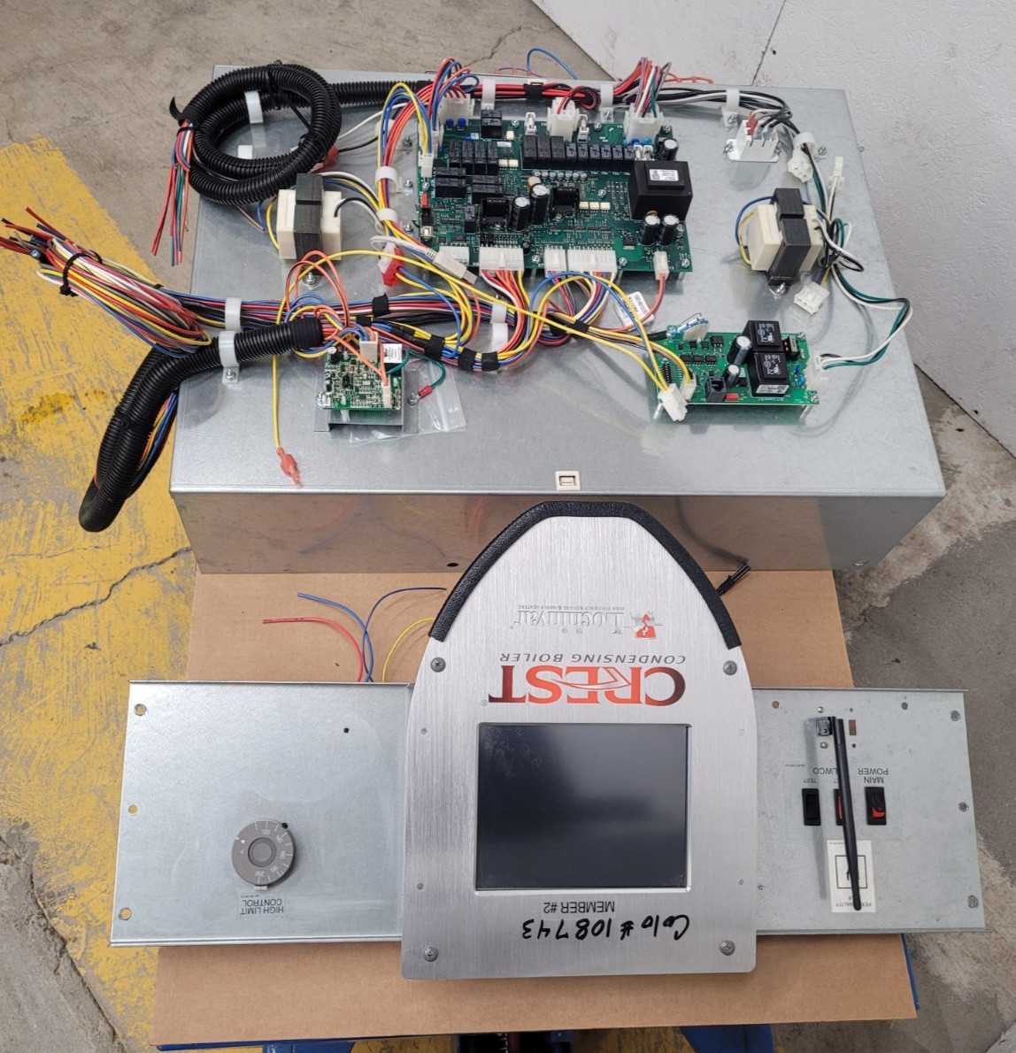 Crest Lochinvar Condenser Boiler Control Panel + Control Boards
