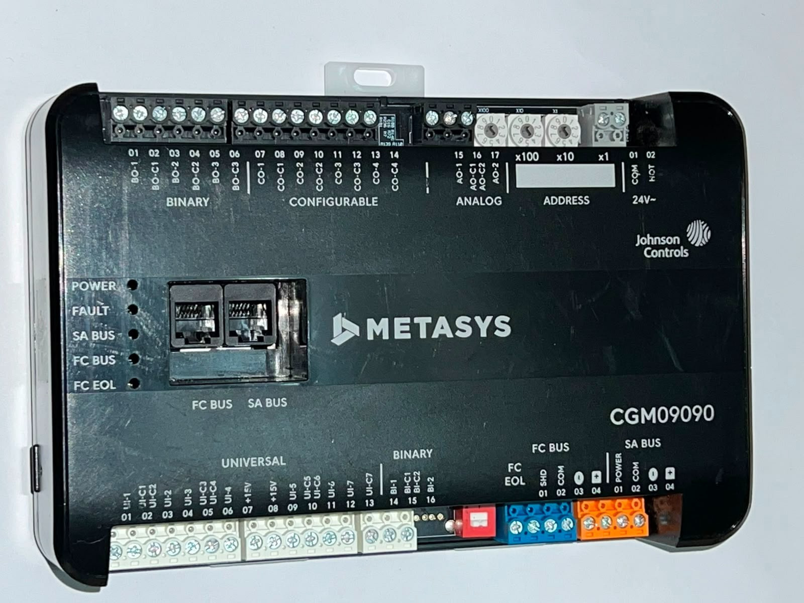 Johnson Controls M4-CGM09090-0 Metasys 18-Point General Purpose Controller Johnson Controls M4-CGM09090-0 Metasys 18-Point General Purpose Controller