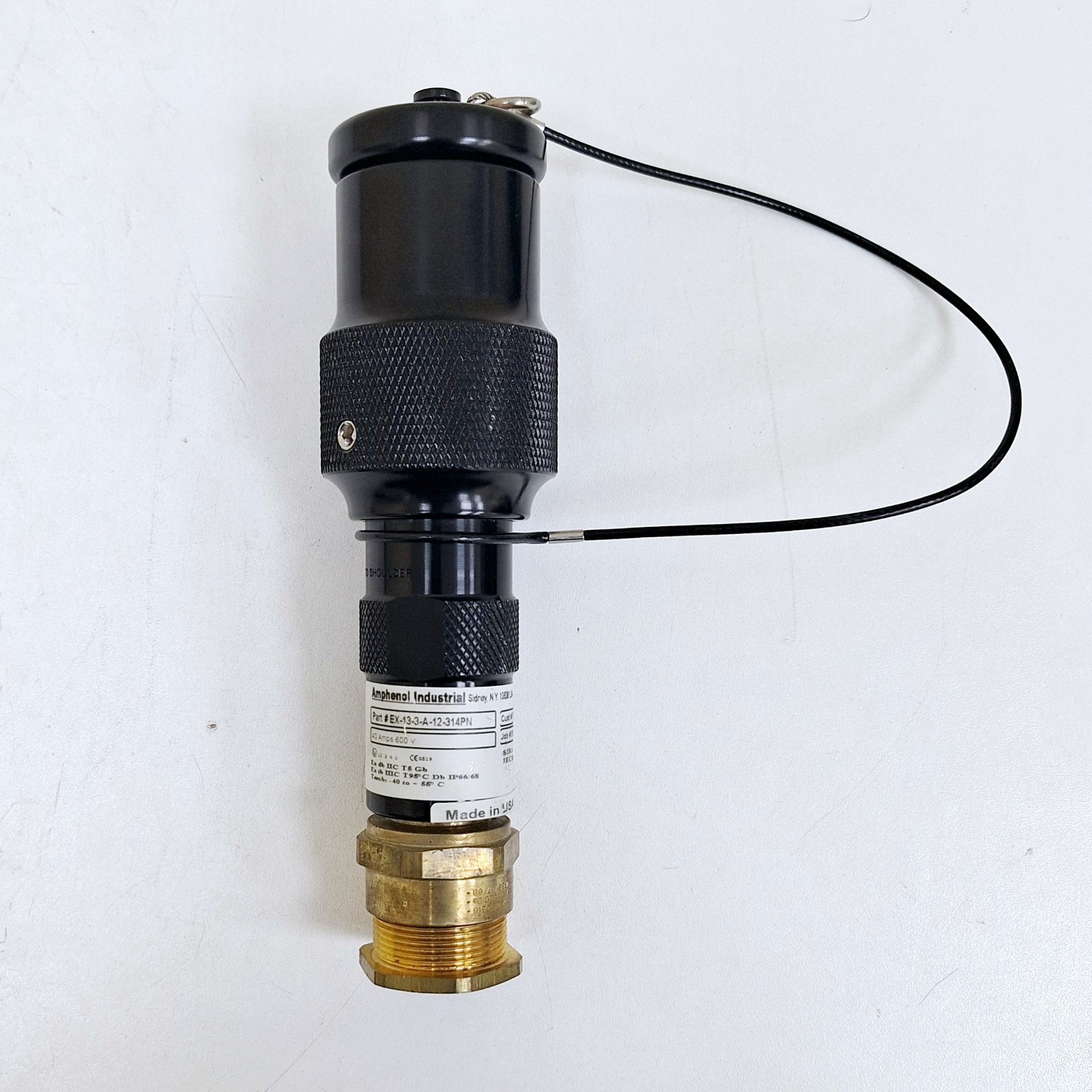 Amphenol EX-13-3-A-12-314PN Circular Connector 40A 600V Amphenol EX-13-3-A-12-314PN Circular Connector 40A 600V
