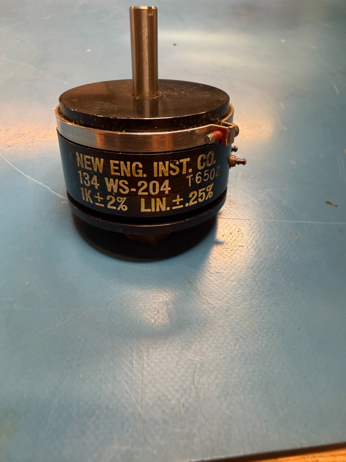 New England Instrument Company Servo Potentiometer 134 WS-204 1k2% lin .25%