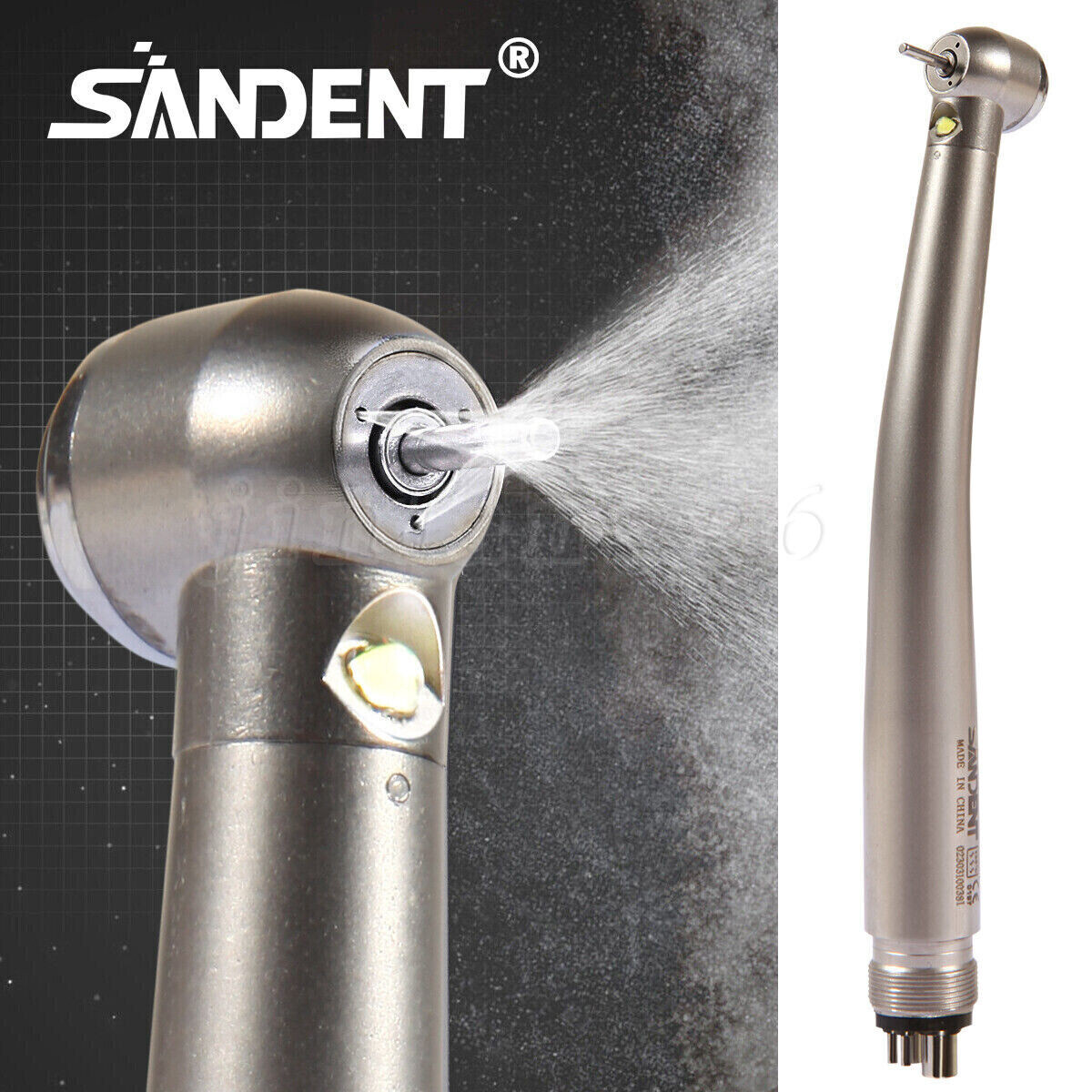 NSK Style Dental Fiber Optic LED E-generator high speed handpiece 4 HOLE Turbine NSK Style Dental Fiber Optic LED E-generator high speed handpiece 4 HOLE Turbine