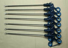 7pc Laparoscopic Fenestrated Grasping Forceps 5mmx330mm Reusable Instruments picture