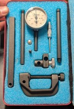 Vintage Central Tool Co No 201 Dial Indicator Set. Complete w/ Original Box picture