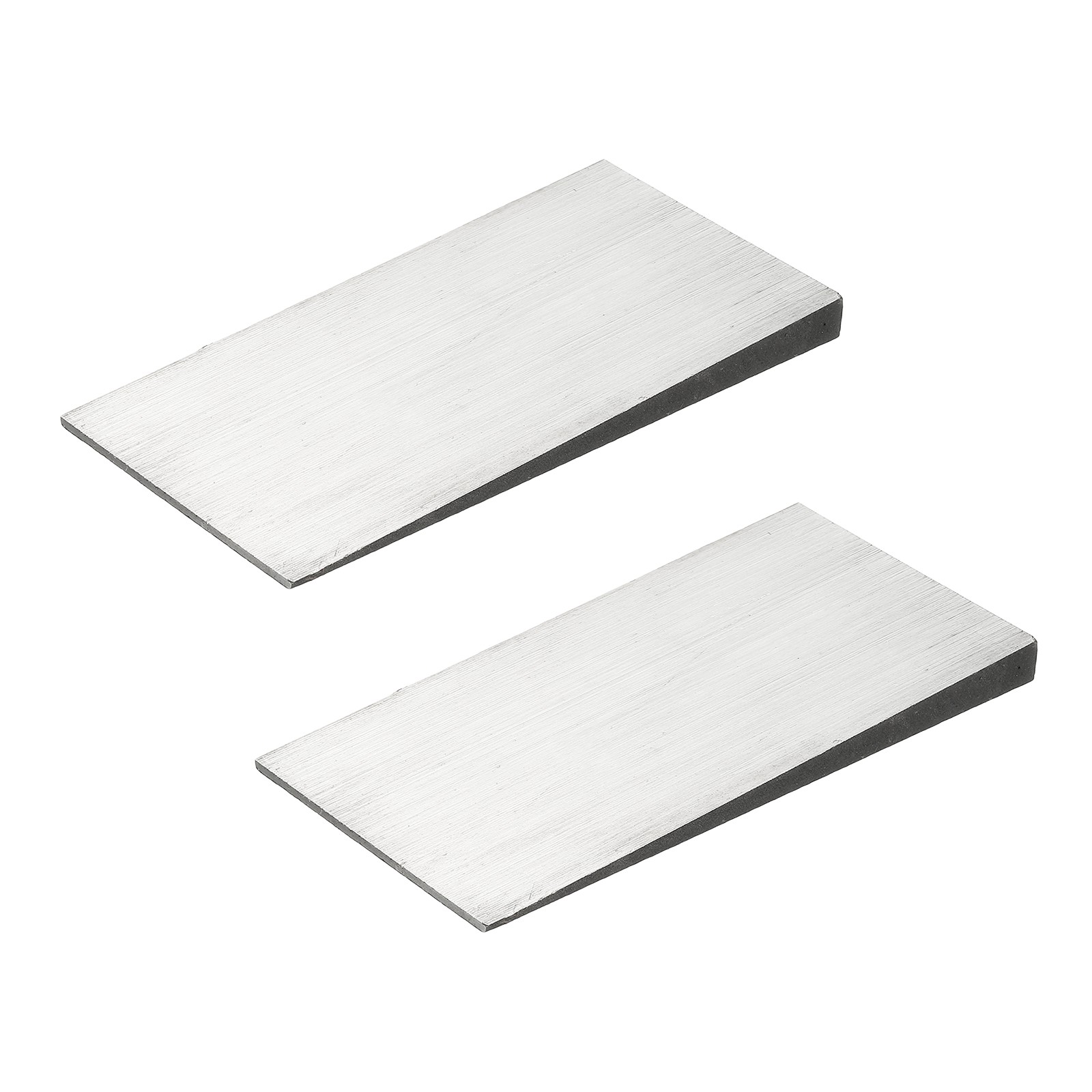 2 Pcs Metal Wedge Shims 6.3x3.2x0.8\