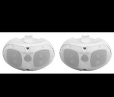 (2) Rockville D4-70 White Dual 4