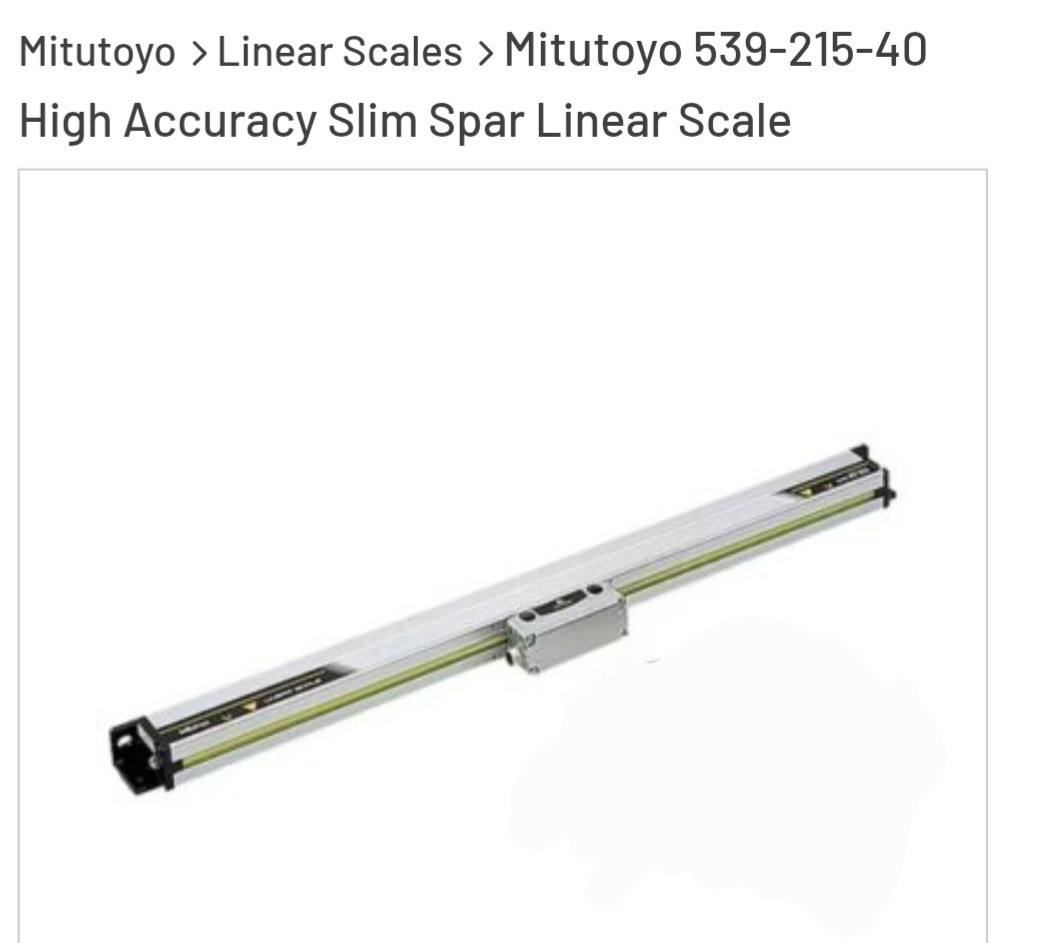 NEW Mitutoyo Linear Scale - 539-215-40
