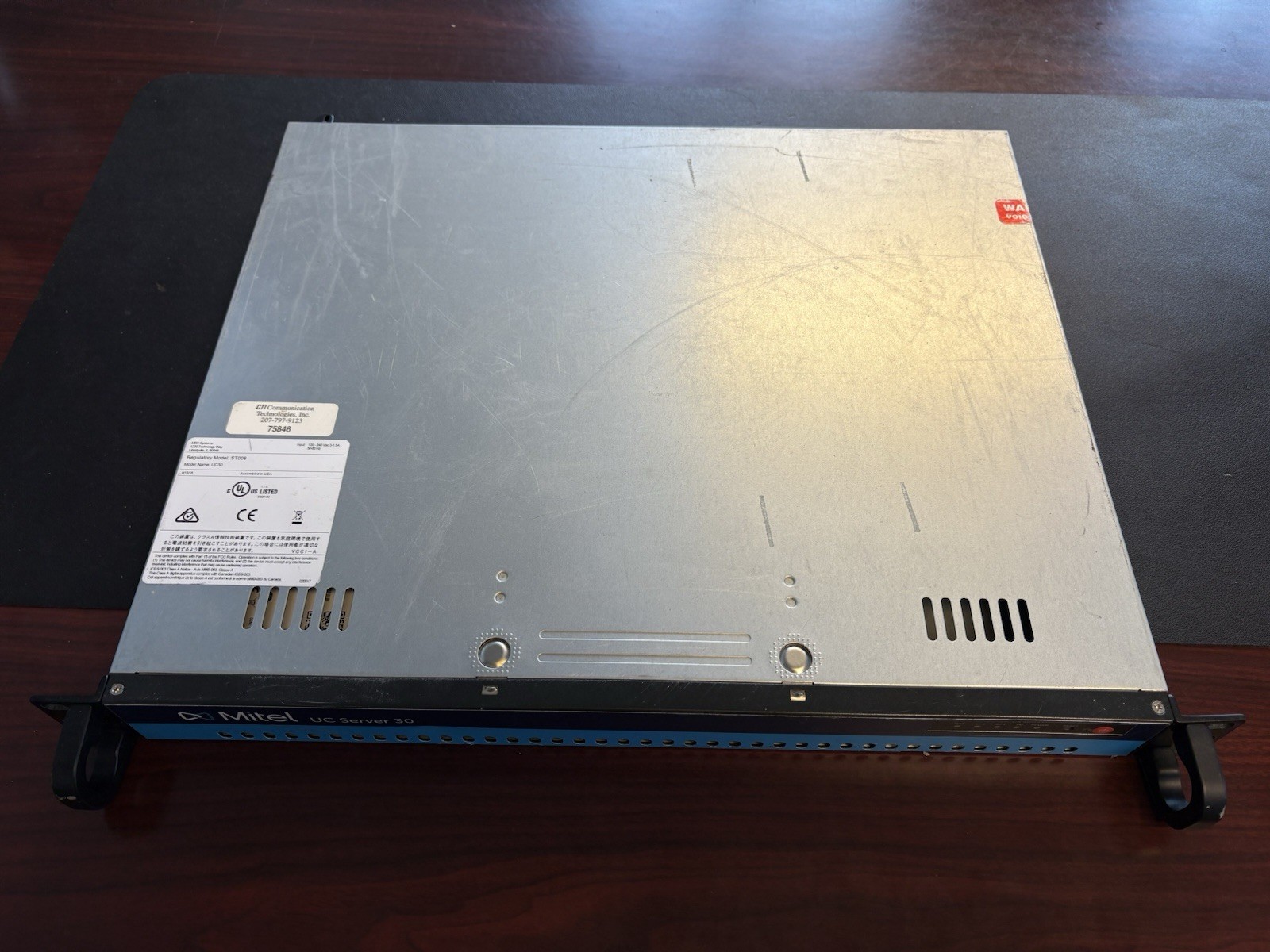 Mitel UC30 Phone Server Business Edition ST008Rack-Mountable CSE-512
