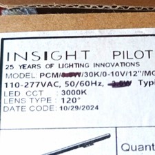 INSIGHT Pilot LED Industrial Lighting Fixture PCM-3.5W-35K-0-10V112