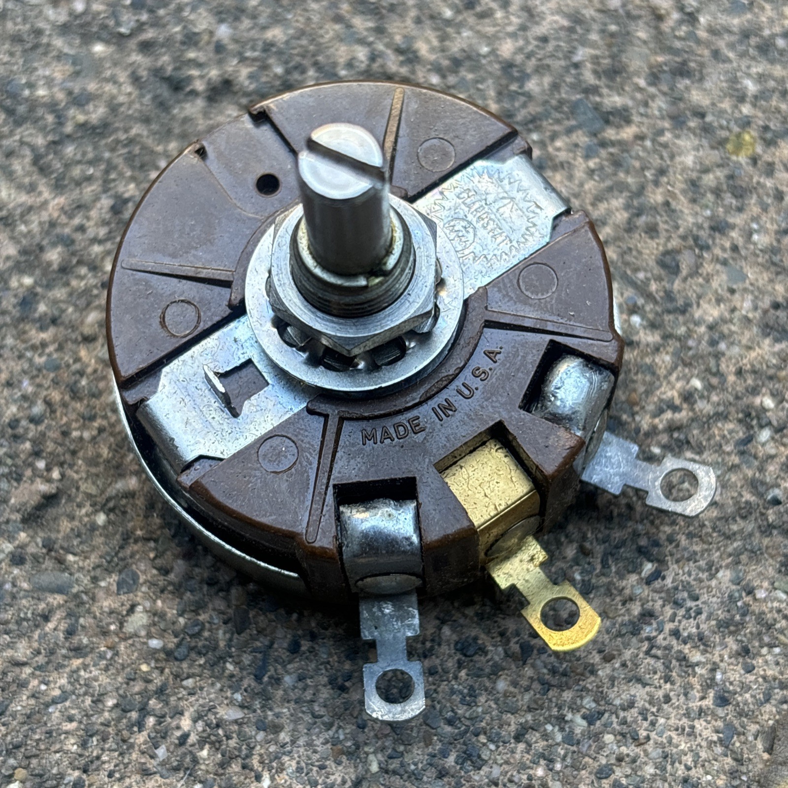 NOS Clarostat RA30NASD253A 25k Potentiometer 3 Amp