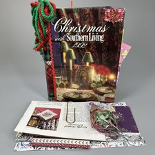 Christmas Southern Living 1992 Vtg Cover Large Junk Journal w/ Ephemera & Extras picture
